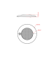 BOAT CABIN LIGHT- PC material - 6 Watts - 10-30 volts - 127mm - WK-CL6X - AZLED